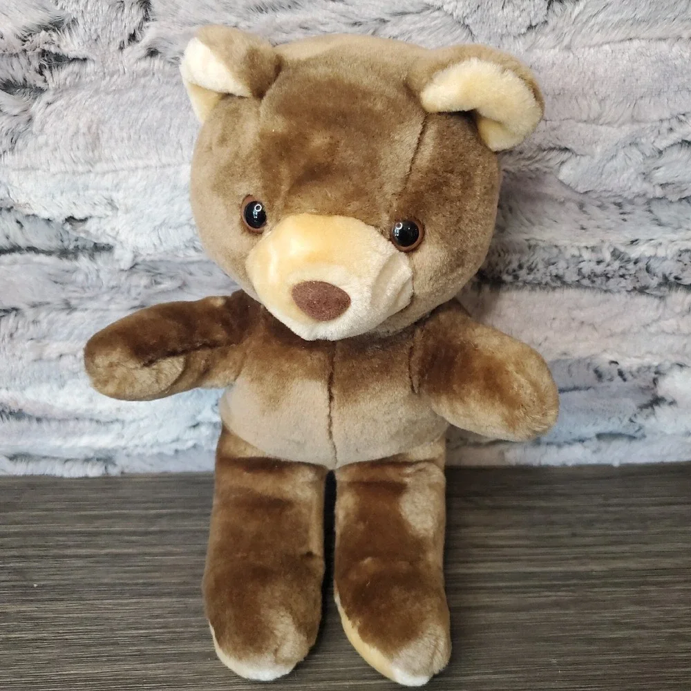 Vintage Animal Fair Brown Teddy Bear Plush Stuffed Animal 12